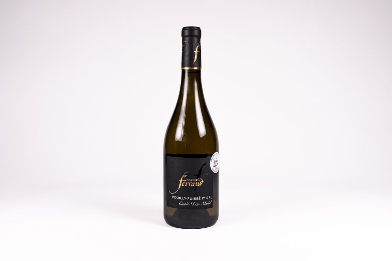 Pouilly Fuissé, cuvée Lise Marie, Domaine Nadine Ferrand, vin blanc de Bourgogne 100% chardonnay, médaille d'or concours des vignerons indépendants