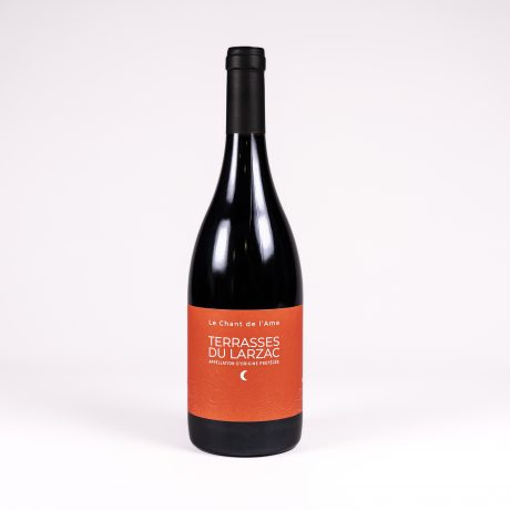 Vin rouge Terrasses du Larzac, le Chant de l'ame, Domaine Auriol, Claude Valade, 75 cl