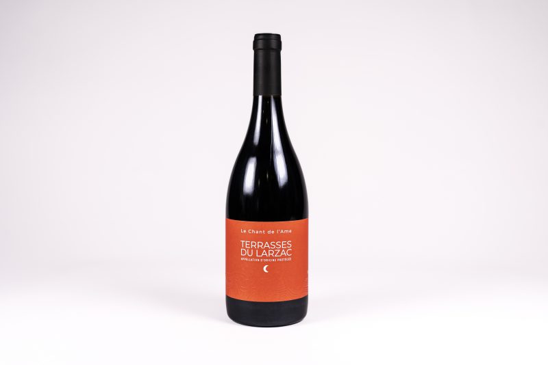 Vin rouge Terrasses du Larzac, le Chant de l'ame, Domaine Auriol, Claude Valade, 75 cl